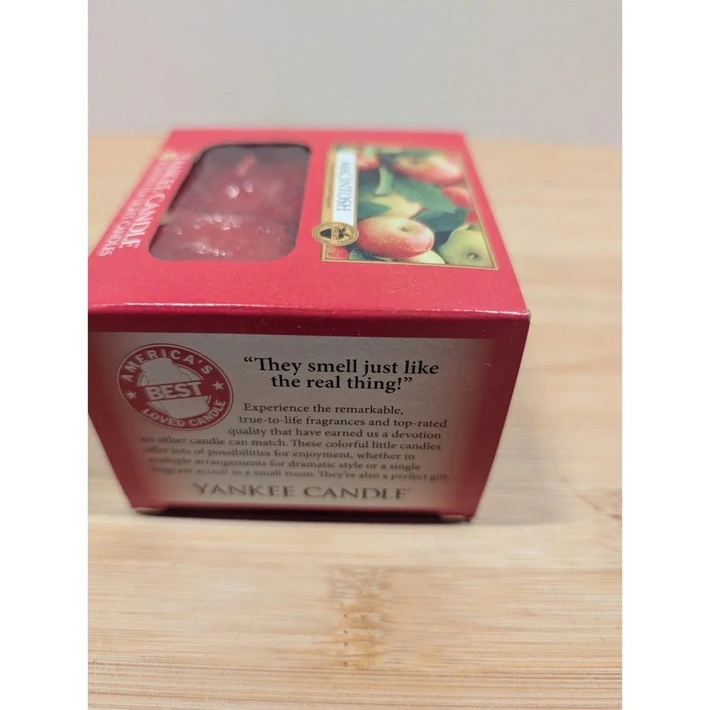 Yankee Candle Tea Lights 12 pack NEW Plus 7 Pack Open All Unused Macintosh Scent
